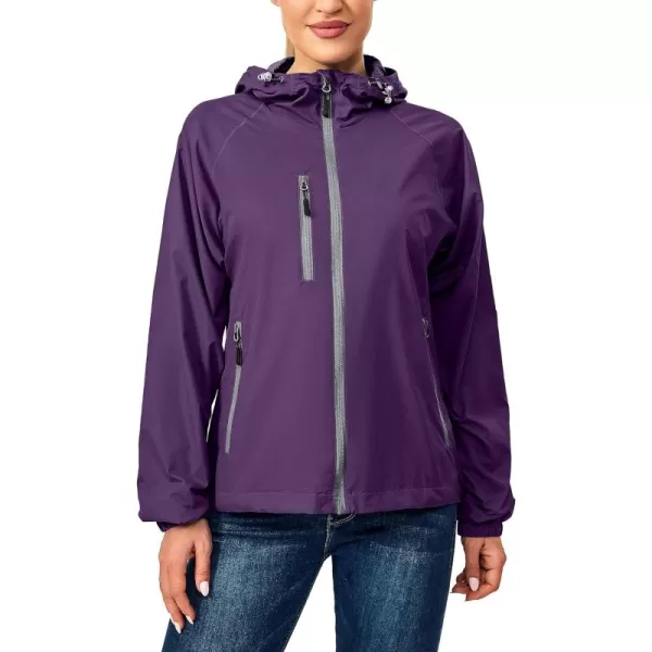 Little Donkey Andy Womens Lightweight Windbreaker Jacket Breathable Windproof Wind Coat Hiking Running Outdoor