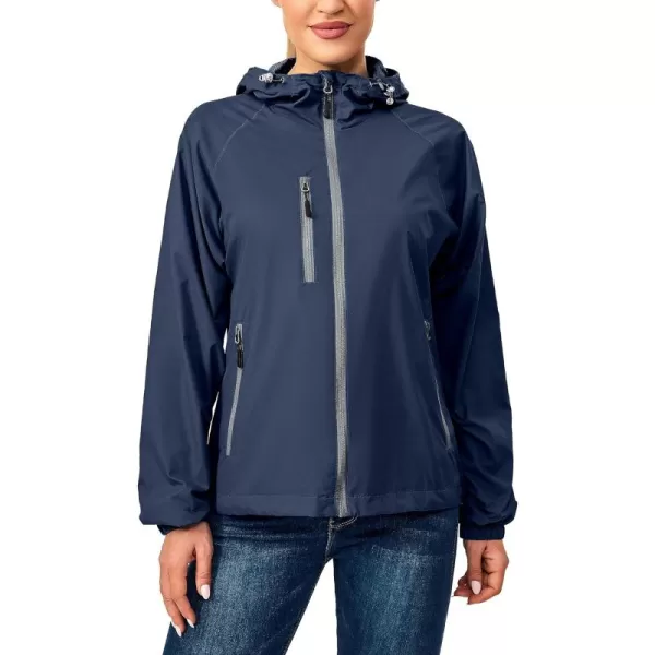 Little Donkey Andy Womens Lightweight Windbreaker Jacket Breathable Windproof Wind Coat Hiking Running Outdoor
