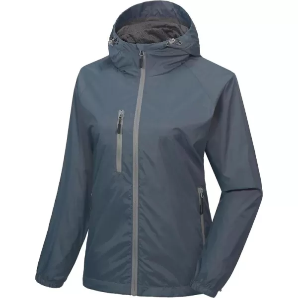 Little Donkey Andy Womens Lightweight Windbreaker Jacket Breathable Windproof Wind Coat Hiking Running Outdoor