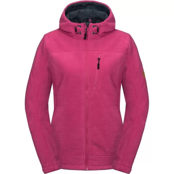 Little Donkey Andy Women's Thermal Polar Fleece Jackets for Hiking Travel Ski Midweight Warm Windproof Hooded Winter