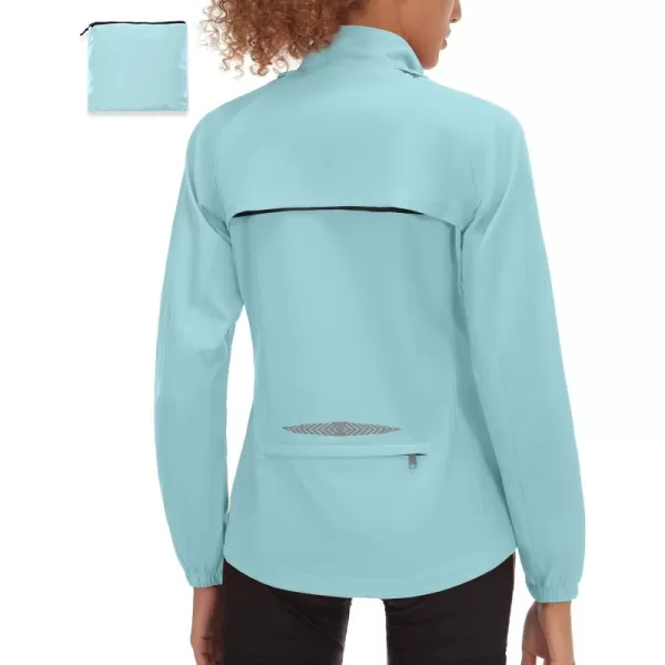 Little Donkey Andy Women's UPF 50+ Cycling Jacket Windbreaker with Removable Sleeves