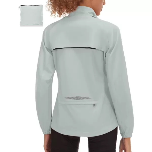Little Donkey Andy Women's UPF 50+ Cycling Jacket Windbreaker with Removable Sleeves
