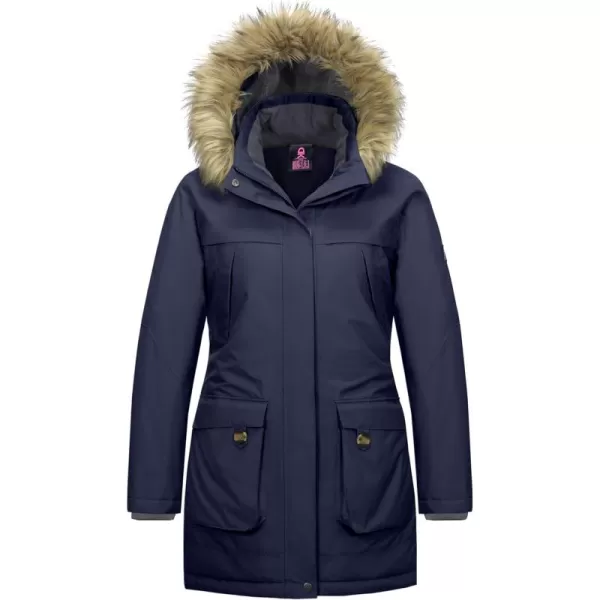 Little Donkey Andy Women's Waterproof Insulated parka Jacket Hooded Ski Coat Long Mountain Jacket