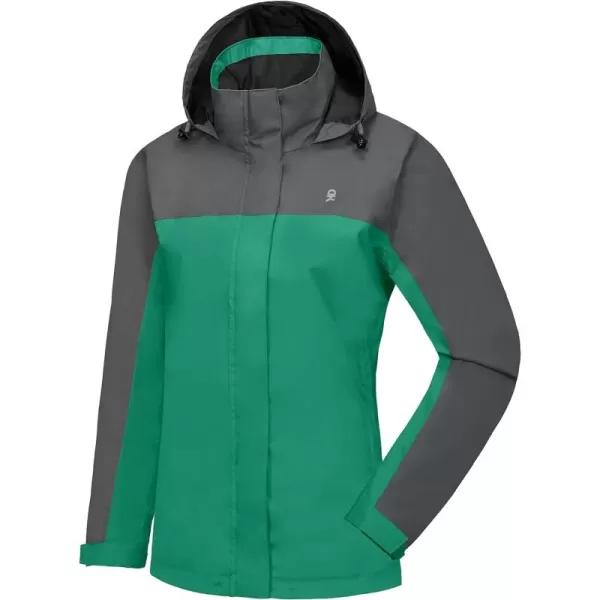 Little Donkey Andy Women’s Waterproof Rain Jacket Outdoor Windbreaker Rain Shell for Hiking, Travel