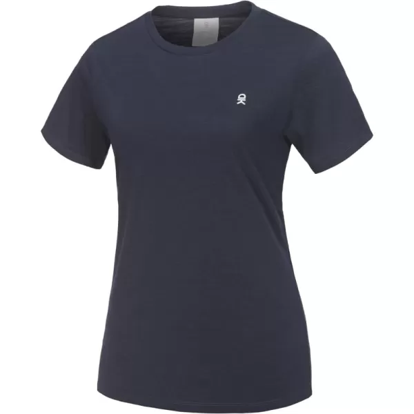 Little Donkey Andy Wool T-Shirt Women Wool Base Layer Women Short Sleeve Tee for Travel Hiking Running
