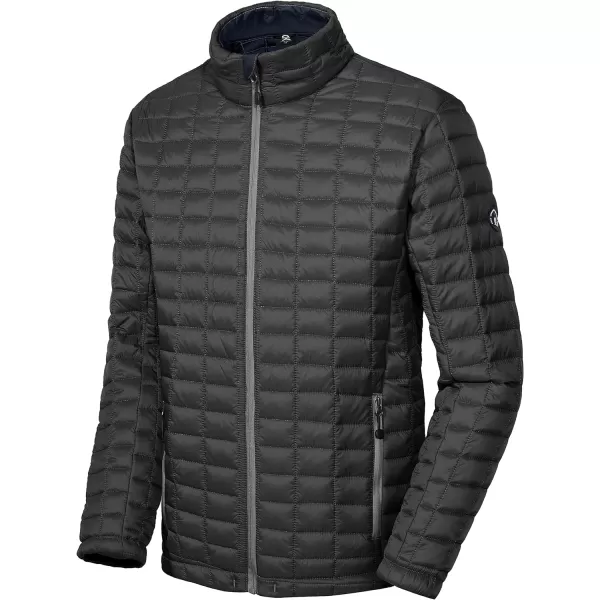 Little Donkey Andy Men's Insulated Hiking Jacket, Lightweight Puffer Warm Jacket with Synthetic Insulation