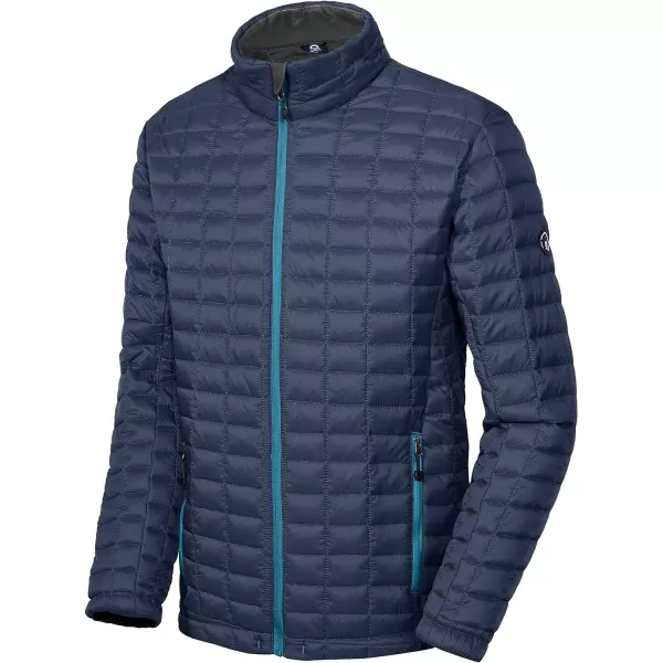 Little Donkey Andy Men's Insulated Hiking Jacket, Lightweight Puffer Warm Jacket with Synthetic Insulation