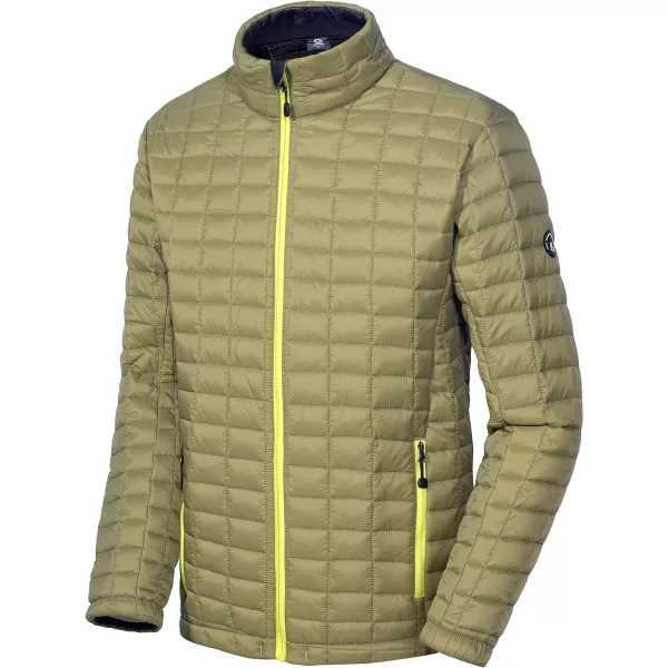 Little Donkey Andy Men's Insulated Hiking Jacket, Lightweight Puffer Warm Jacket with Synthetic Insulation
