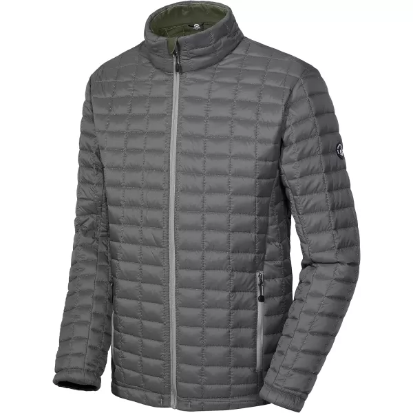 Little Donkey Andy Men's Insulated Hiking Jacket, Lightweight Puffer Warm Jacket with Synthetic Insulation