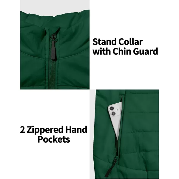 Little Donkey Andy Men's Lightweight Puffer Vest, Packable Sleeveless Jacket for Hiking Ski Walking