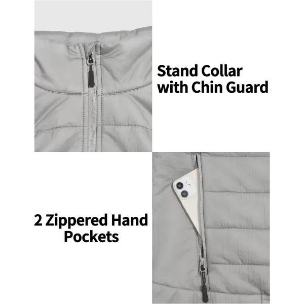 Little Donkey Andy Men's Lightweight Puffer Vest, Packable Sleeveless Jacket for Hiking Ski Walking