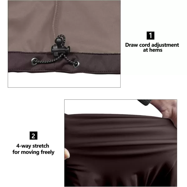Little Donkey Andy Men's Lightweight Softshell Vest Windproof Sleeveless Jacket for Travel Hiking Running Golf