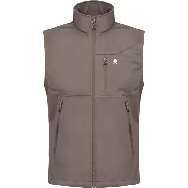 Little Donkey Andy Men's Lightweight Softshell Vest Windproof Sleeveless Jacket for Travel Hiking Running Golf