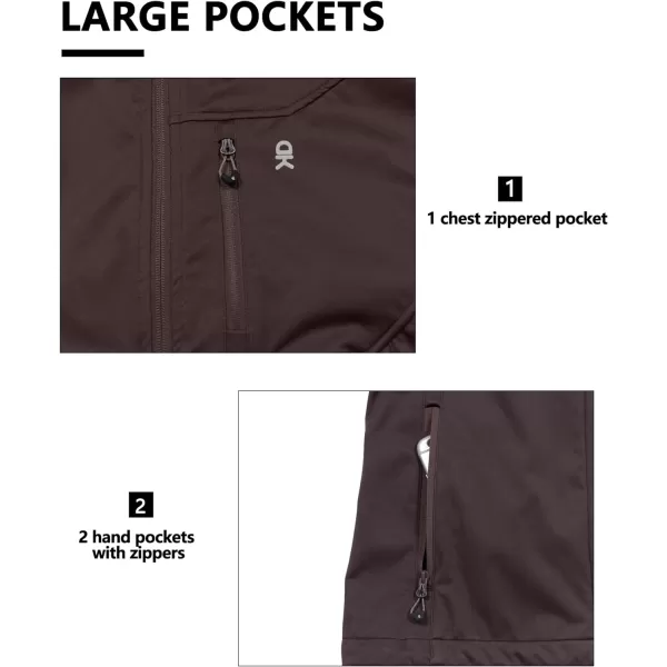 Little Donkey Andy Men's Lightweight Softshell Vest Windproof Sleeveless Jacket for Travel Hiking Running Golf