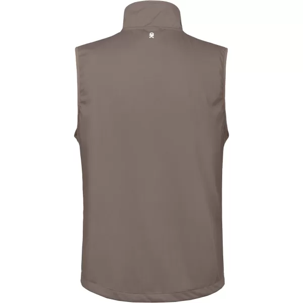 Little Donkey Andy Men's Lightweight Softshell Vest Windproof Sleeveless Jacket for Travel Hiking Running Golf
