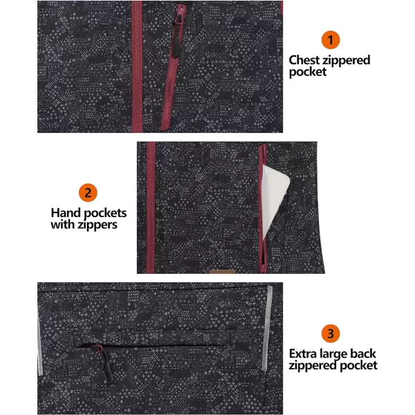 Little Donkey Andy Women's Fleece lined Softshell Vest Lightweight Windproof Sleeveless Jacket for Hiking Outdoor Travel Golf