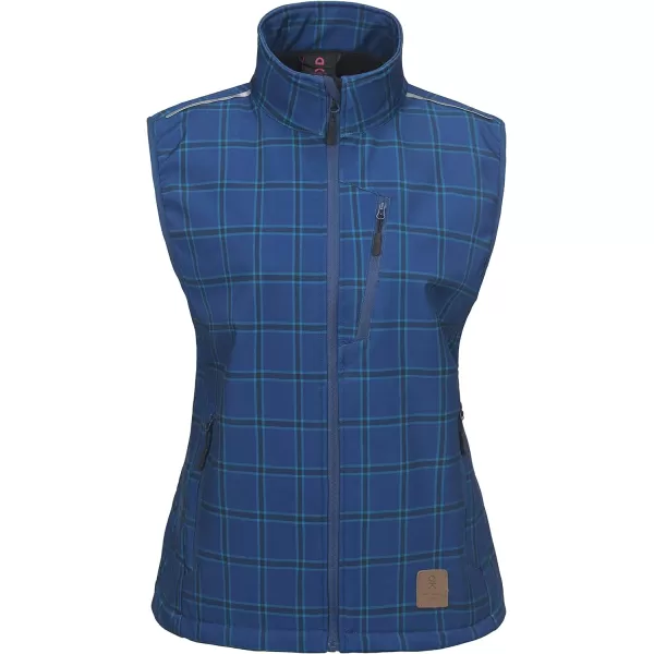 Little Donkey Andy Women's Fleece lined Softshell Vest Lightweight Windproof Sleeveless Jacket for Hiking Outdoor Travel Golf