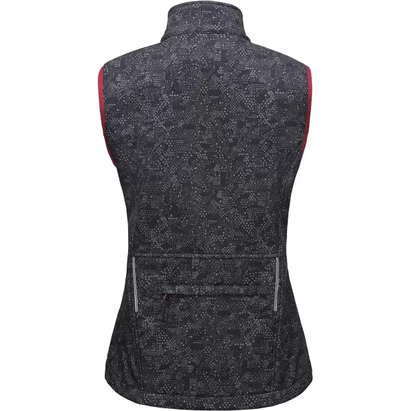 Little Donkey Andy Women's Fleece lined Softshell Vest Lightweight Windproof Sleeveless Jacket for Hiking Outdoor Travel Golf