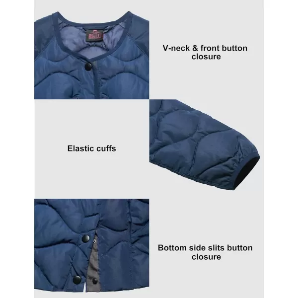 Little Donkey Andy Women's Hooded Puffer Jacket Full-Zip Winter Lightweight Windproof Warm Quilted Coat with Pockets