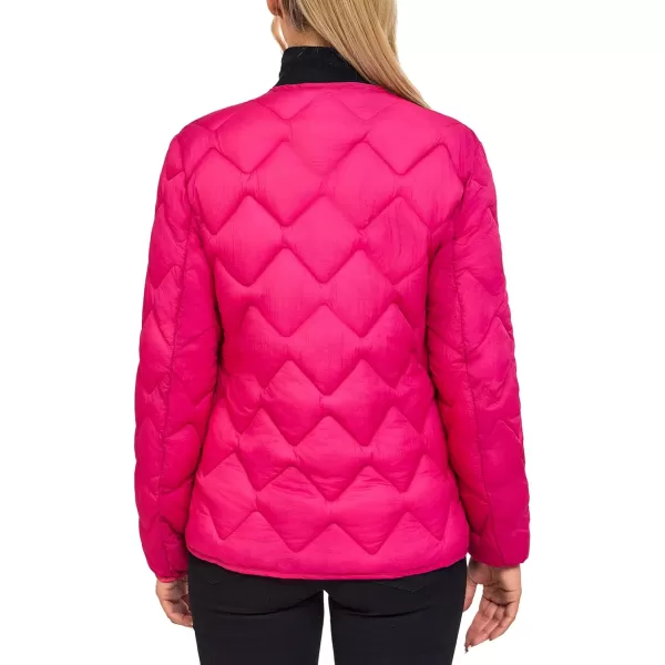Little Donkey Andy Women's Lightweight Puffer Jacket with Recycled Insulation, Button Down Quilted Coats