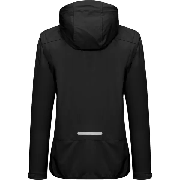 Little Donkey Andy Women's Lightweight Softshell Jacket with Detachable Sleeves and Hood, Windbreaker for Hiking Golf