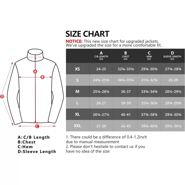 Little Donkey Andy Women's Lightweight Warm Stretch Golf Jacket Full Zip Thermal Hybrid Thumbhole Running Hiking Track Jacket