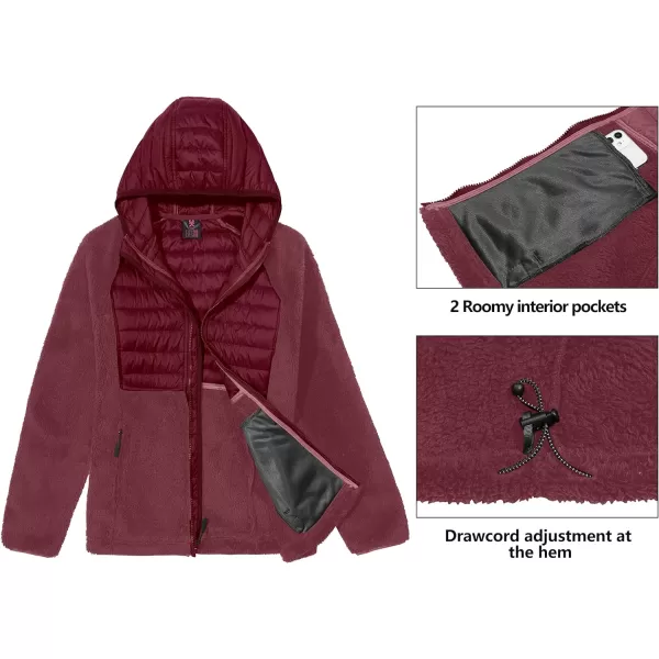 Little Donkey Andy Women's Lightweight Warm Stretch Golf Jacket Full Zip Thermal Hybrid Thumbhole Running Hiking Track Jacket