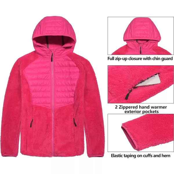 Little Donkey Andy Women's Lightweight Warm Stretch Golf Jacket Full Zip Thermal Hybrid Thumbhole Running Hiking Track Jacket