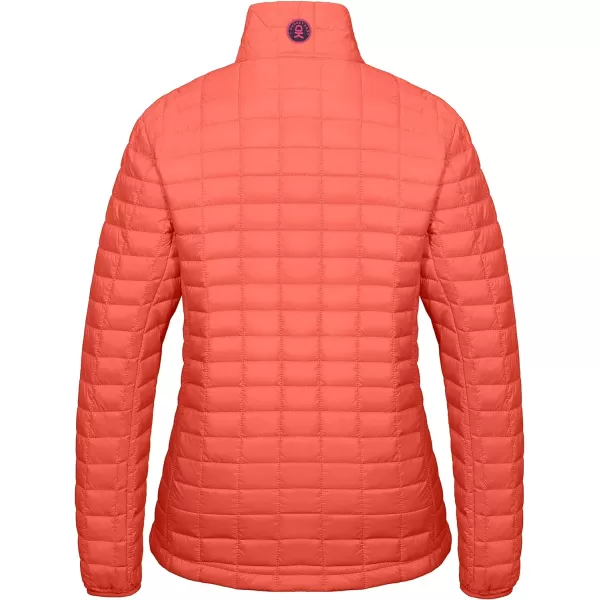Little Donkey Andy Women's Puffer Jacket, Lightweight Warm Hiking Jacket with Post-Consumer Synthetic Insulation