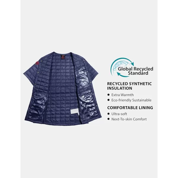 Little Donkey Andy Women's Puffer Vest Cap Sleeve Quilted Lightweight Down Jacket for Hiking Travel