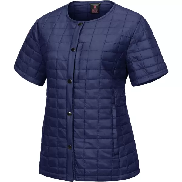 Little Donkey Andy Women's Puffer Vest Cap Sleeve Quilted Lightweight Down Jacket for Hiking Travel