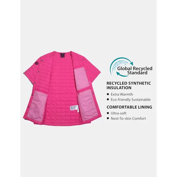 Little Donkey Andy Women's Puffer Vest Cap Sleeve Quilted Lightweight Down Jacket for Hiking Travel