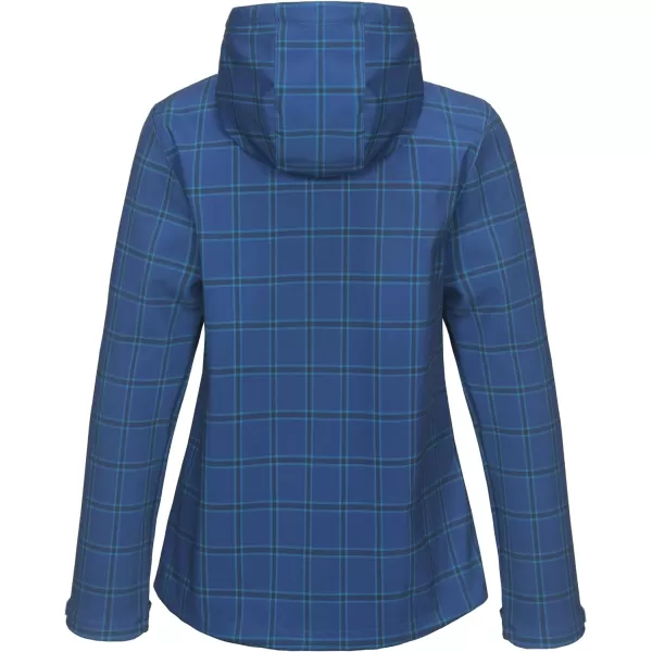 Little Donkey Andy Women's Softshell Jacket Hooded Windproof Fleece Lined Jackets, Water Repellent and Lightweight