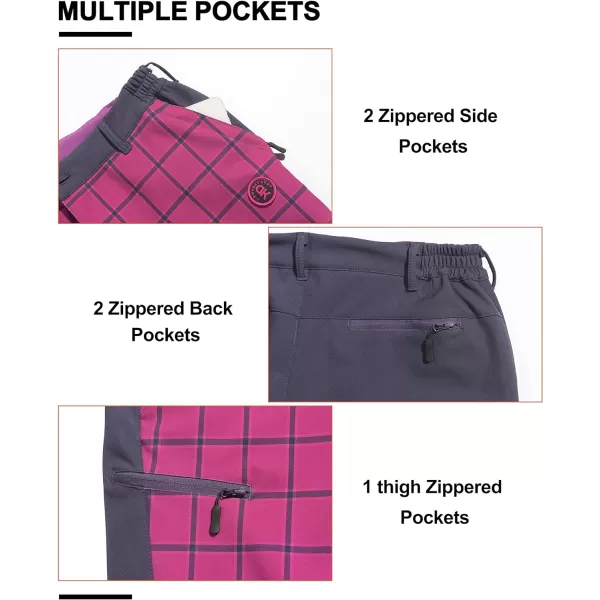 Little Donkey Andy Women's Softshell Pants, Fleece Lined and Water Repellant for Hiking Ski Snowboarding