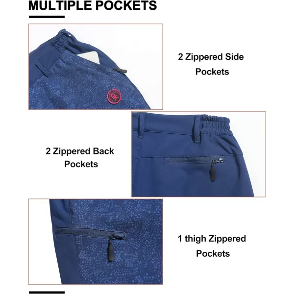 Little Donkey Andy Women's Softshell Pants, Fleece Lined and Water Repellant for Hiking Ski Snowboarding