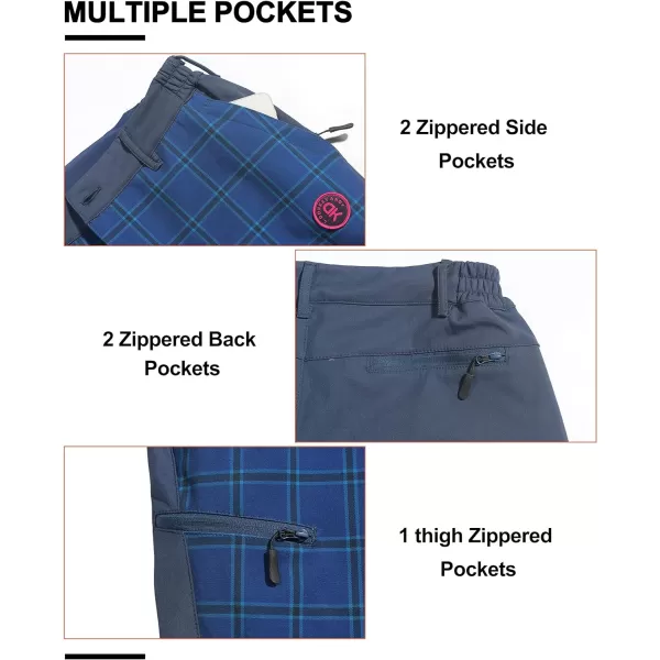 Little Donkey Andy Women's Softshell Pants, Fleece Lined and Water Repellant for Hiking Ski Snowboarding
