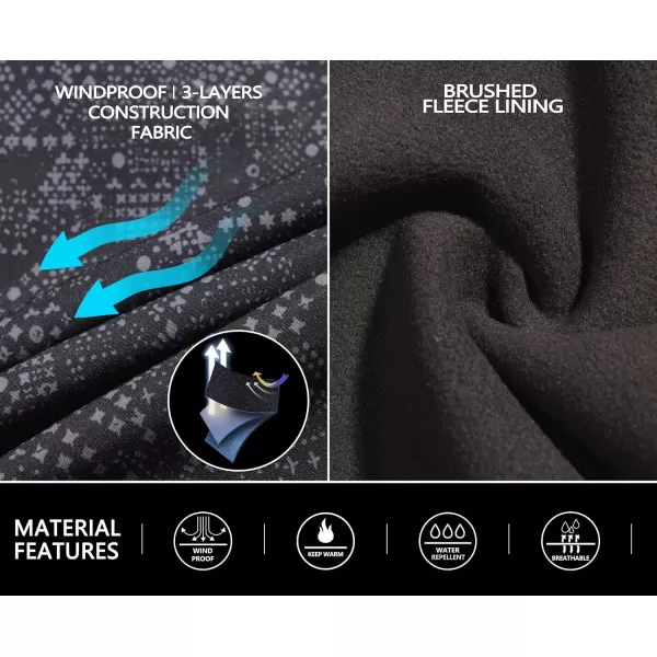 Little Donkey Andy Women's Softshell Pants, Fleece Lined and Water Repellant for Hiking Ski Snowboarding