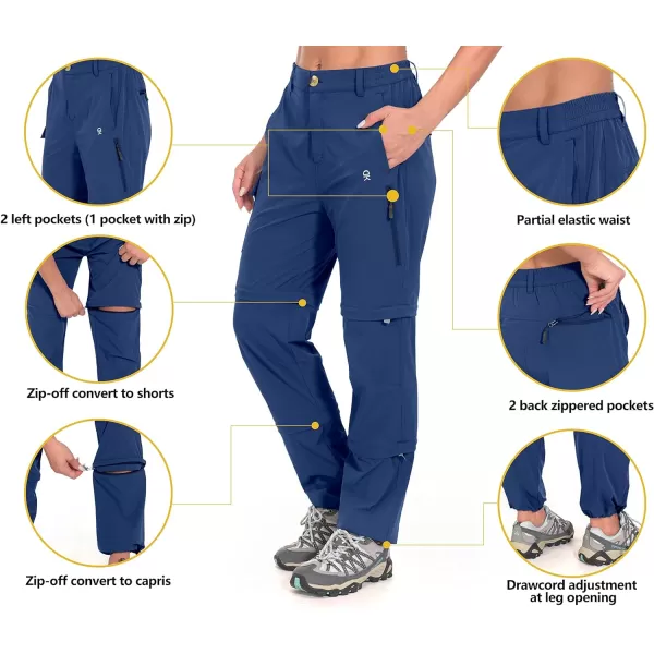 Little Donkey Andy Women's Stretch Convertible Pants, Zip-Off Quick-Dry Hiking Pants