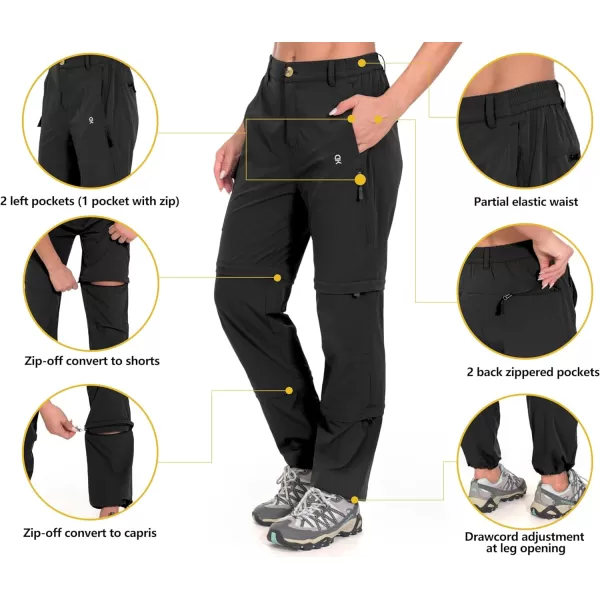 Little Donkey Andy Women's Stretch Convertible Pants, Zip-Off Quick-Dry Hiking Pants