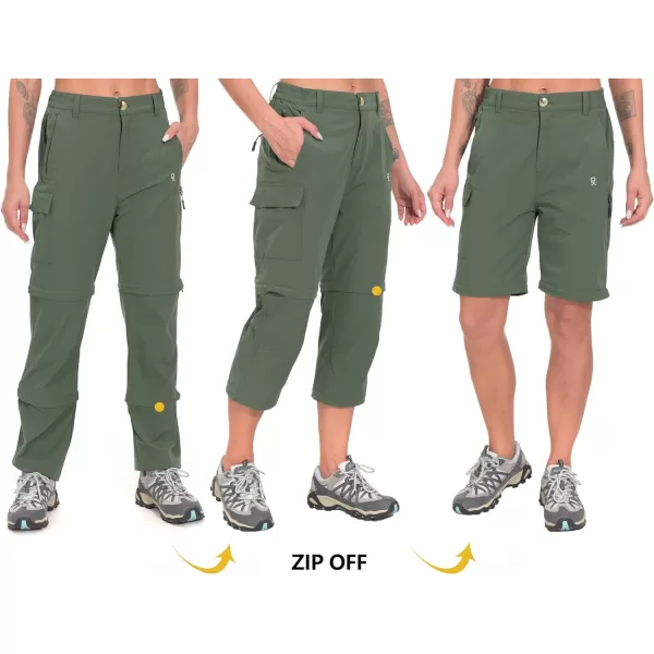 Little Donkey Andy Women's Stretch Convertible Pants, Zip-Off Quick-Dry Hiking Pants