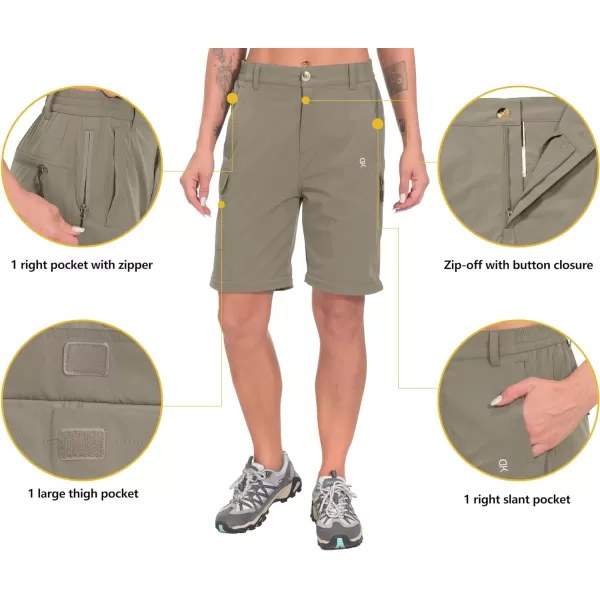 Little Donkey Andy Women's Stretch Convertible Pants, Zip-Off Quick-Dry Hiking Pants