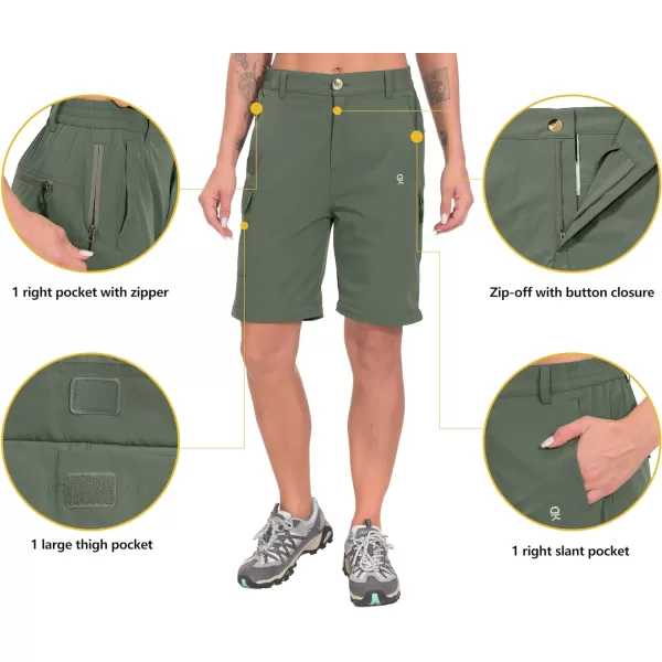 Little Donkey Andy Women's Stretch Convertible Pants, Zip-Off Quick-Dry Hiking Pants