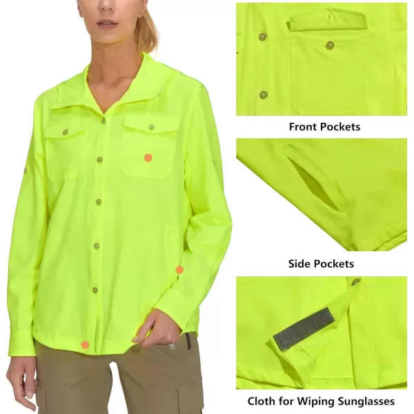 Little Donkey Andy Women's UPF 50+ UV Protection Shirt, Breathable Long Sleeve Fishing Hiking Shirt, Air-Holes Tech