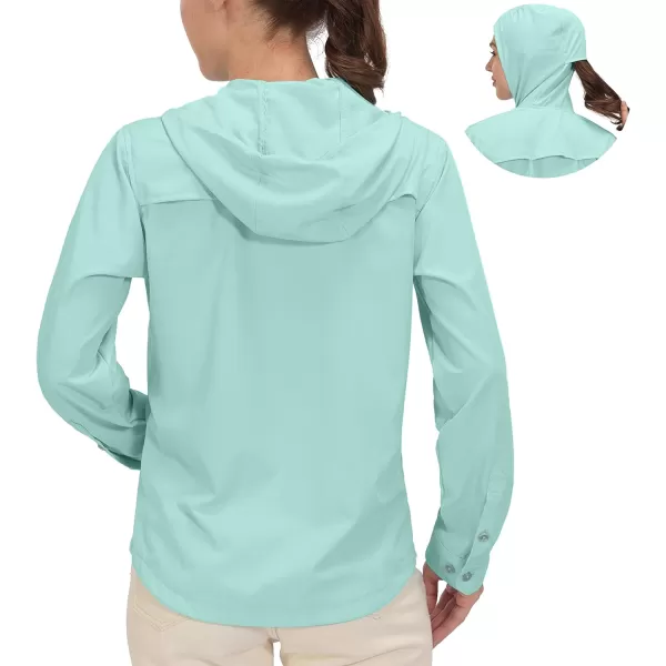 Little Donkey Andy Women's UPF 50+ UV Protection Shirt, Breathable Long Sleeve Fishing Hiking Shirt, Air-Holes Tech