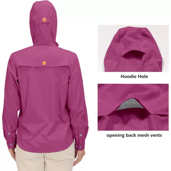 Little Donkey Andy Women's UPF 50+ UV Protection Shirt, Breathable Long Sleeve Fishing Hiking Shirt, Air-Holes Tech