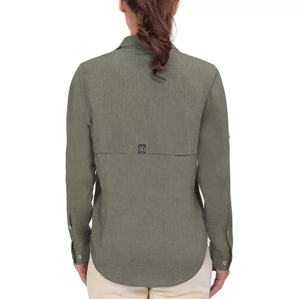 Little Donkey Andy Women's UPF 50+ UV Protection Shirt, Breathable Long Sleeve Fishing Hiking Shirt, Air-Holes Tech