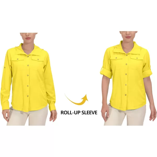 Little Donkey Andy Women's UPF 50+ UV Protection Shirt, Breathable Long Sleeve Fishing Hiking Shirt, Air-Holes Tech