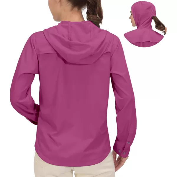 Little Donkey Andy Women's UPF 50+ UV Protection Shirt, Breathable Long Sleeve Fishing Hiking Shirt, Air-Holes Tech