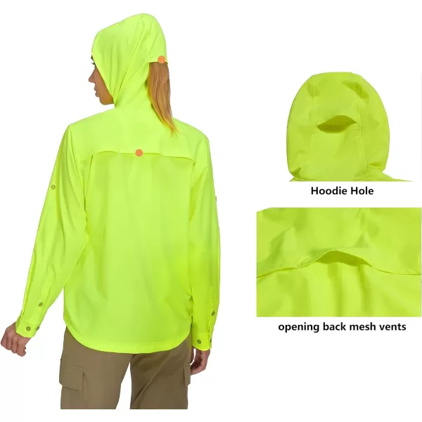 Little Donkey Andy Women's UPF 50+ UV Protection Shirt, Breathable Long Sleeve Fishing Hiking Shirt, Air-Holes Tech