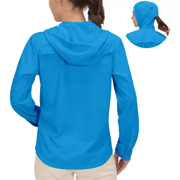 Little Donkey Andy Women's UPF 50+ UV Protection Shirt, Breathable Long Sleeve Fishing Hiking Shirt, Air-Holes Tech